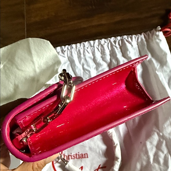 Christian Louboutin LOUBI54 Patent Perle in PinUp/Silver - Picture 6 of 16